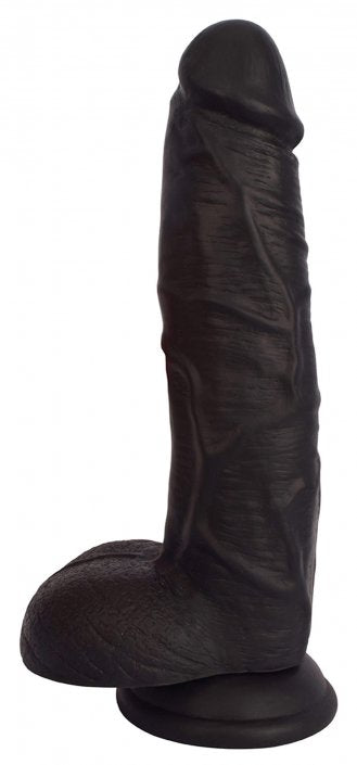 Hung Harry 11.75 Inch Dildo with Balls - Black