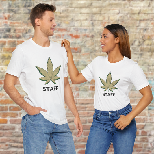 Weed Staff Unisex Jersey Short Sleeve Tee