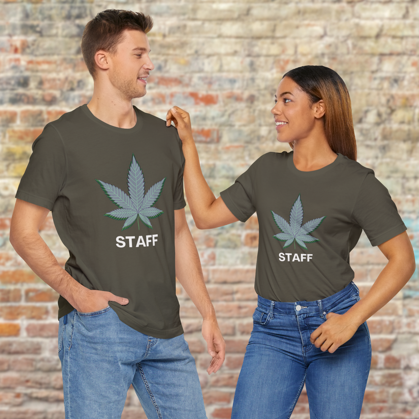 Weed Staff Unisex Jersey Short Sleeve Tee