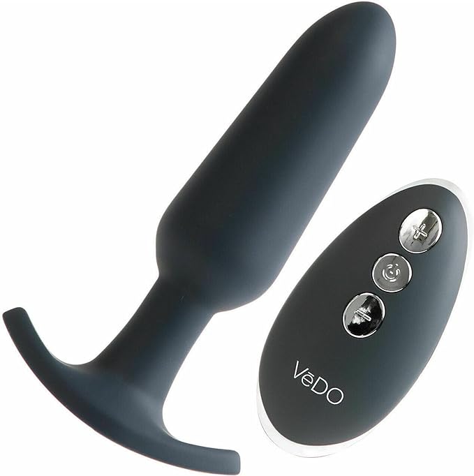 Bump Plus Rechargeable Remote Control Anal Vibe Black