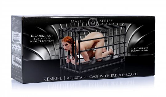 Kennel Adjustable Puppy Cage with Padded Board