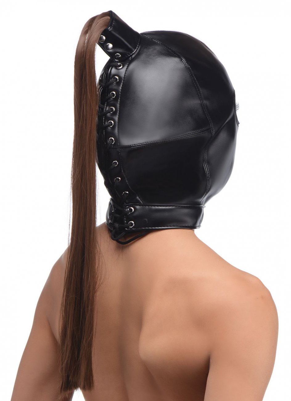 Ponytail Bondage Hood