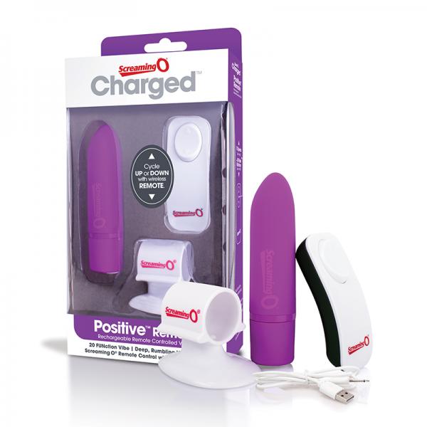 Screaming O Charged Positive Remote Control - Grape